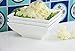 DOWAN Porcelain Bowl Set - Square Serving Bowls For Cereal, Soup, Set of 3, White (24-Ounce)