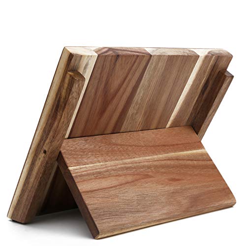 Resafy Magnetic Knife Block Holder Rack Magnetic Stands with Strong Enhanced Magnets Anti-slip Feet - Thumbnail 3