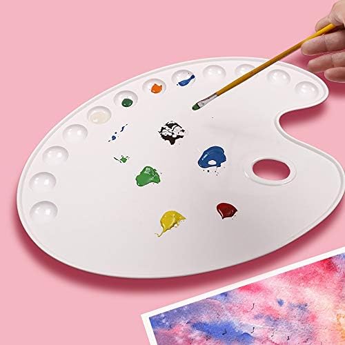 大規模な子供たちのアート絵画プレートポータブル12グリッド楕円形のパレットプロピレン水彩ガッシュ独立ペイントトレイ 18 50x11 22インチ B087t7l2bj 1 7円 大人気 New Arrival 最安値挑戦 年中無休 高品質 通販