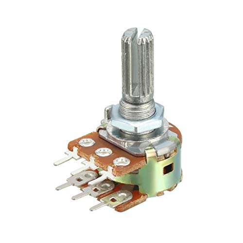 image for uxcell 12pcs 1K 20K 5K 10K Variable Resistor Single Rotary Carbon Pote