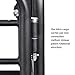 Rear Hitch Cargo Carrier Folding Basket with High Sides 2'' Receivers Rear Foldable Cargo Rack Luggage Basket Trailer Holder