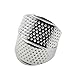 Ioffersuper 5X Thimble Sewing Quilting Metal Thimble Ring DIY Leather Craft Finger Protector