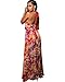 BIUBIU Women's Floral Chiffon Flowy Summer Maxi Party Beach Dress S-3XL