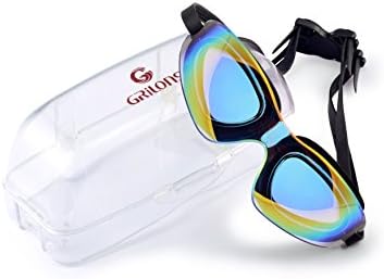 Swim Goggles,Use Anti-fog &amp; Uv Proof Lens - Watertight - Easily Adjustable Straps With Quick Release Technology For Tangle Free Hair - Wide Angle Vision - Free Premium Protective Case &amp; Free Ear Plugs