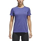 adidas Women's Ultimate Short Sleeve Tee Real Purple Large