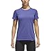 adidas Women's Ultimate Short Sleeve Tee Real Purple Large