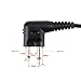 Walkie Talkie Earpiece by Tomsenn | Walkie Talkie Headset Walkie Talkies Earpiece Walkie Talkie Accessories | Walkie Talkie Swivel Earpiece with Microphone and PTT for Motorola Two Way Radio