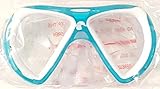 Splash-N-Swim Kids Eyes and Nose Safety Pool Goggles Teal & White
