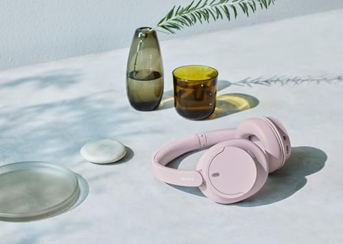 Sony WH-CH720N - Auriculares inalámbricos con cancelación de ruido, Bluetooth, para colocar sobre la oreja y micrófono, color rosa