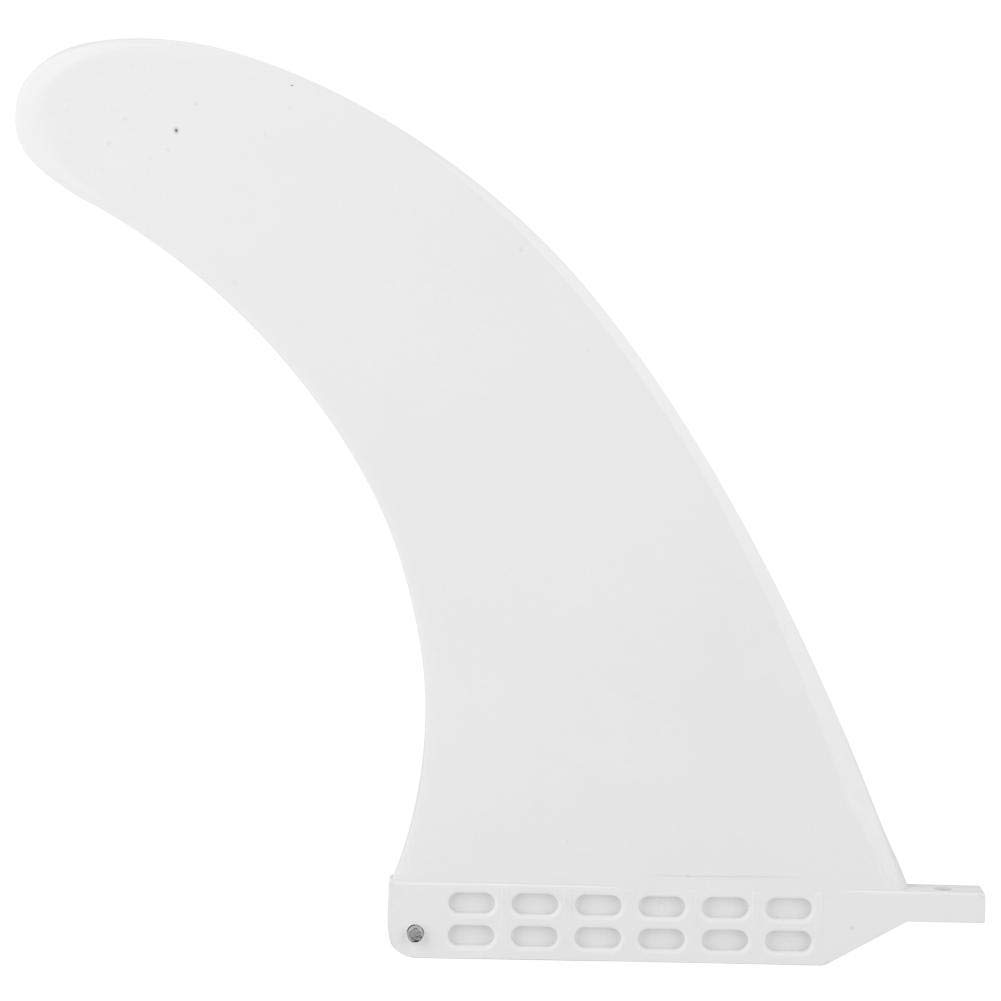 Vbest life 9inch Surfboard Fin Portable Nylon Fibre Longboard Fin Surfing Accessory Replacement White(9inch-White)