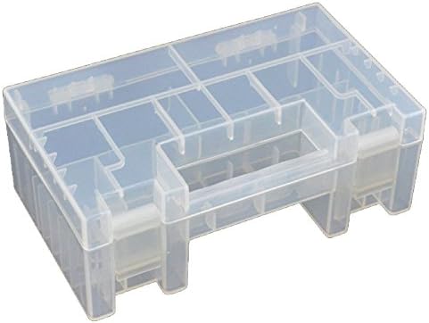 1pc Plástico Caja de Batería Almacenamiento para AA AAA Pilas: Amazon.es: Hogar