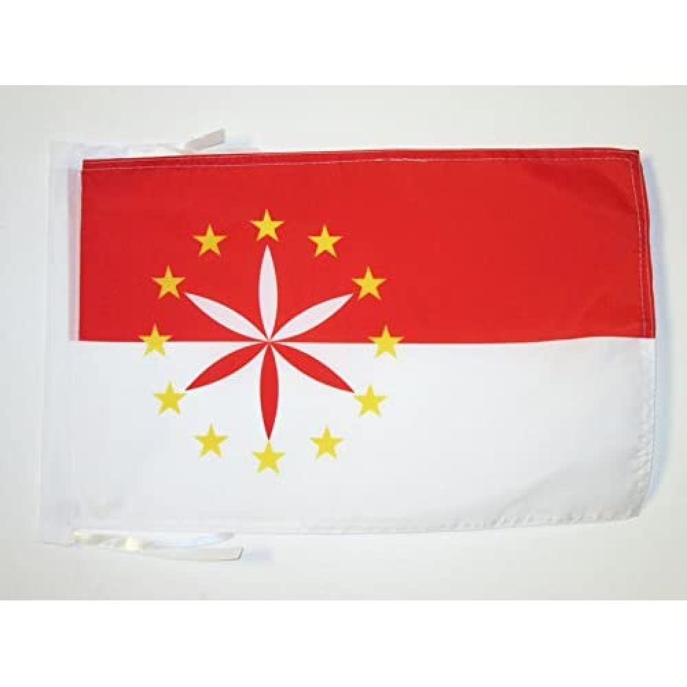 AZ FLAG - Arpitania Flag - 18'' x 12'' - 100% Polyester Arpitan Small Banner with Two Cords - Fade Resistant - Vivid Colors - 18x12 in - 45x30 Cm — image 1