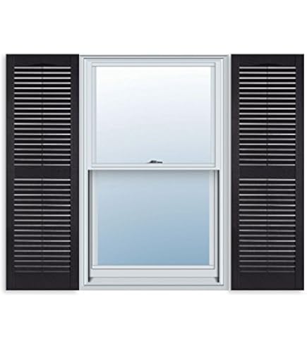 Amazon.com: Ekena Millwork Lifetime Vinyl LL1S14X06000BL Standard