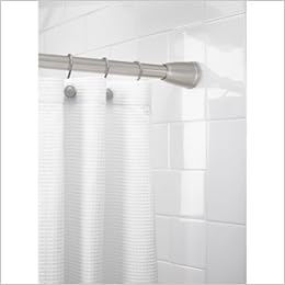 Better Homes And Gardens Tapered Ez Up Shower Curtain Rod Brushed