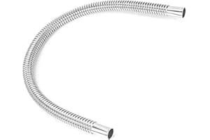 QISF 2.5CM/1Inch Inner 60CM Stainless Steel Parking Air Heater Exhaust Pipe Fuel Tank Diesel Gas Vent Hose