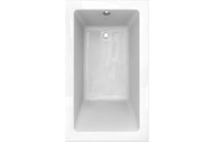 American Standard 2934002-D0.020 Studio Zero-Edge Drop-in Bathing Pool Bathtub 60 in. x 36 in. White