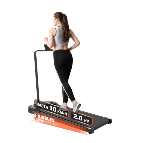 Altera Homestep Plus - Walking Pad Caminadora Eléctrica 1-10 km/h 2 HP | Compacta con Agarradera – Caminadora Portátil para Casa, Pantalla Digital, Entrenamiento Cardio, Para Caminar y Correr Suave