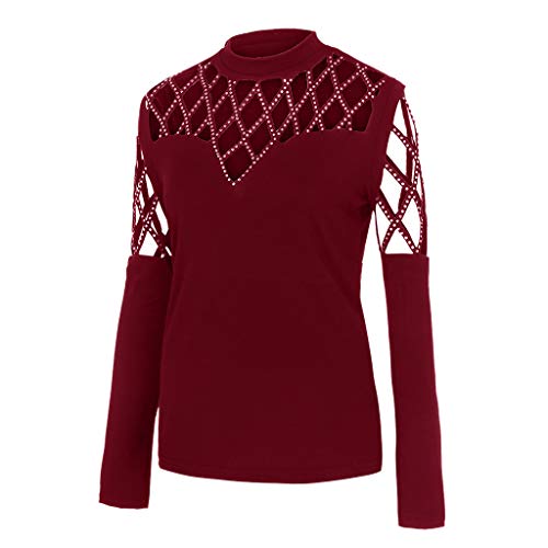 GOWOM Sexy Tops for Women Clothes for Women Kimonos for Women Womens Kimono Women Kimono Womens Kimonos Women Kimonos Womens Kimono White Kimono Cardigans for Women (WineRed,Large) - Thumbnail 2