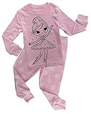 Girls Pajamas Little Kids Pjs Sets 100% Cotton Clothes Size 12M-8Y