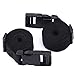 HOLLY TRIP Set of 2 Adjustable Luggage Straps, Utility Strap for Outdoor Sports, Backpacking, Air Mattresses, Sleeping Bag Compression, Luggage, Bundling, with Quick Release Buckle (10' x 1