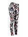 DOP DOVPOD Printed Yoga Pants High Waist Fitness Plus Size Workout Leggings Tommy Control Capris for Women