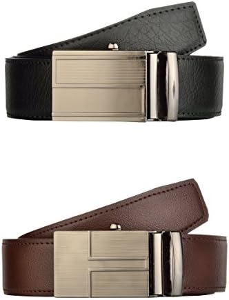 exotiqueMen's Black & Brown Formal Belt Combo (EC0037MU)