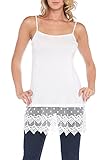 Kaktus Women's Lace Camisole and Shirt Extender - Plus Size Available