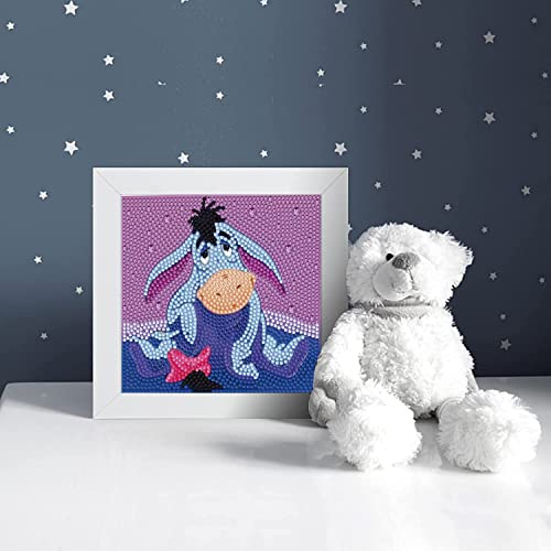 pvoodire Framed Cartoon Diamond Painting Kits for Kids Ages 4-8-12