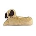 Everberry Pug Slippers - Plush Dog Animal Slippers, 9-12 Women/7-10 Men