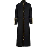Pastor Robes for Men Church White Cassock Clergy Robes for Women Long Vestments Coat