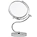 Mirrorvana Cute & Curvy Double-Sided Magnifying Makeup Mirror w/1 x 10x Magnification for Vanity Countertop, 6-Inch