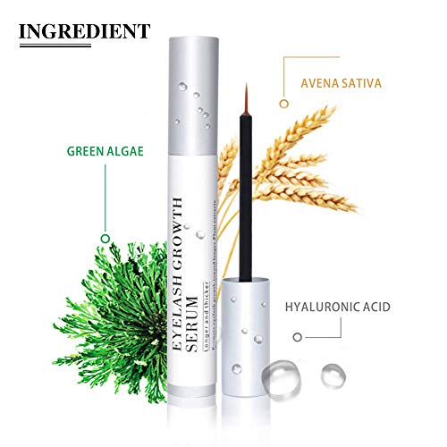 Eyelash Growth Serum,Eyebrow Lash Growth Serums Enhancer Natural Rapid Brow & Lash Booting for Longer Thick and Stronger Eyelash Extension (0.17 fl. oz) - Thumbnail 4