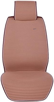 Beige Car Seat Covers Protector Driver Full Set SUV Bucket Seat Leather With Armrest Universal Fit Buick Encore Verano Lacrosse Regal Envision/Dodge Journey Charger Dart Avenger/Mazda 2 3 6 CX3 CX5