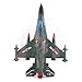Vokodo Army Air Force Fighter Jet F-16 Toy Military Airplane With Fun Lights And Sounds Bump And Go Action Pretend Play Kids Aircraft Bomber Plane Great Gift For Preschool Children Boys Girls Toddlers