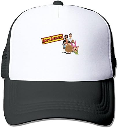 Avis N Bob's Burgers Mesh Hat Trucker Sanpback Cap Hat Black