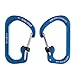 Nite Ize SlideLock Carabiner Aluminum, Size #2, Blue