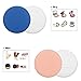 Kaptron Makeup Brush Set, Contour, Eyeshadow & Blush Brush, Oval Toothbrush Curve Brush with Brush Cleaner Washing Brush Glove Scrubber Board and Flawless Cosmetic Puff - Set of 10 pieces