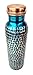 Rastogi Handicrafts New Creation Copper water Bottle for Ayurveda Benefit water storage Hand Hammered Tumbler (blue)