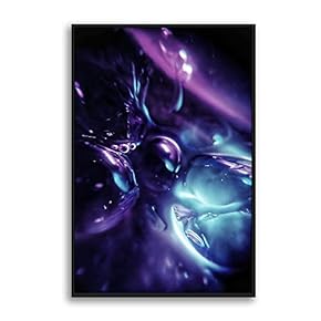 Framed Canvas Wall Art Clouds and Colors Canvas Prints Home Artwork Decoration for Living Room,Bedroom - 16x24 inches
