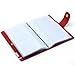 Longdex Soft Leather Business Name Card Holder Book with 102 Card Slots Credit Card Holder Wallet (Red)