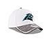 New Era NFL Carolina Panthers 2016 Training Camp Team Color 39THIRTY Stretch Fit Cap, Medium/Large, White/Gray Heather
