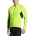 Baleaf Men's Full Zip Long Sleeve Bicycle Cycling Jersey Fluorescent Yellow Size M