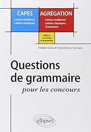 Questions de grammaire pour les concours