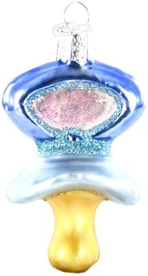 glass pacifier ornament