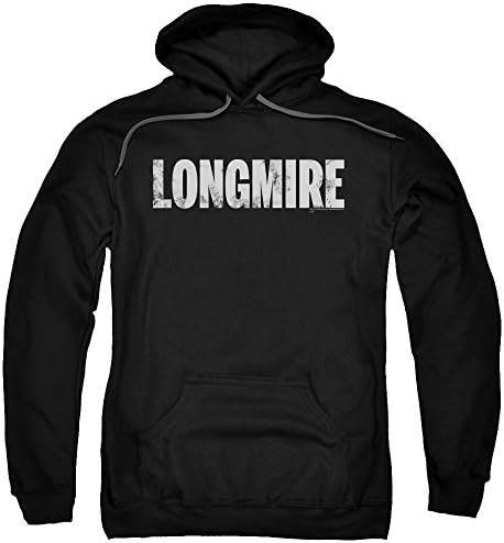 Longmire A&E Western Crime Action TV Show Distressed Logo Adult Pull-Over Hoodie