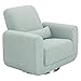 Babyletto Tuba Extra Wide Swivel Glider in Seafoam, Greenguard Gold Certified