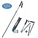 Yahill® Folding Trekking Pole Collapsible Stick Ultralight Adjustable, Alpenstocks with EVA Foam Handle, for Travel Hiking Camping Climbing Backpacking Walking ((Standard- Blue) -1 pc)