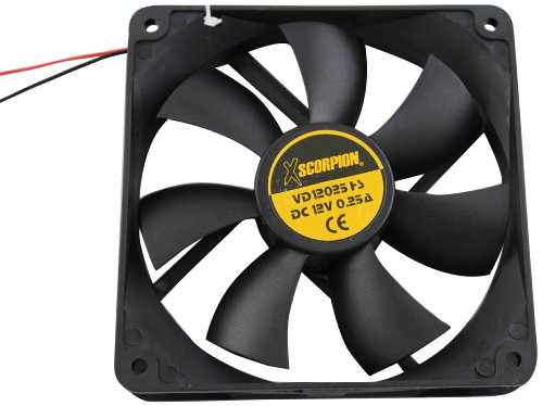 Xscorpion FAN61 12-Volt 6-Inch Square Rotary Cooling Fan