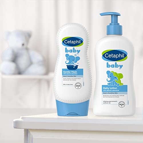 Cetaphil Baby Body Wash with Half Baby Lotion, Gentle Wash with Organic