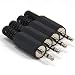 Ancable Replacement 4-Pack TRS Male Plug 3 Pole Stereo 2.5mm Solder Type DIY Audio Cable Connector for Repair Headphones Headset